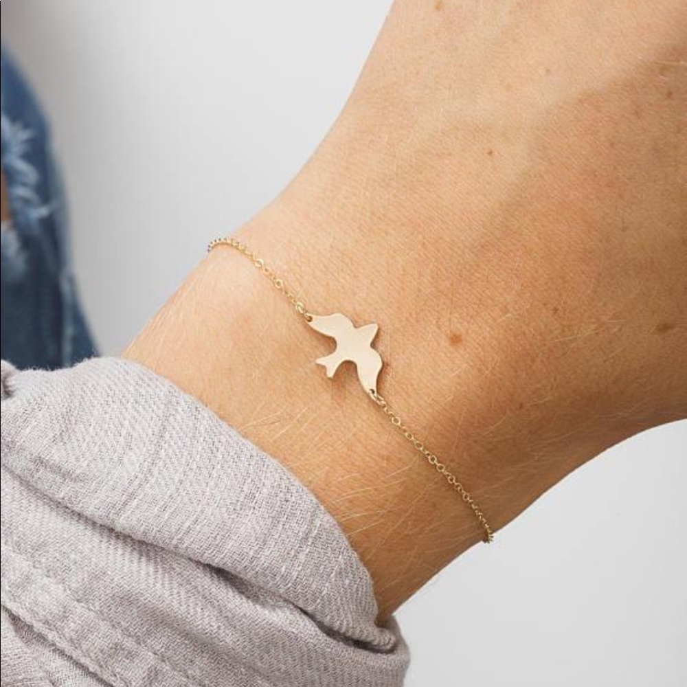 ⭕️Dove Gold Chain Bracelet